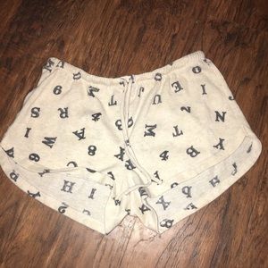Ouija board booty shorts size XS
